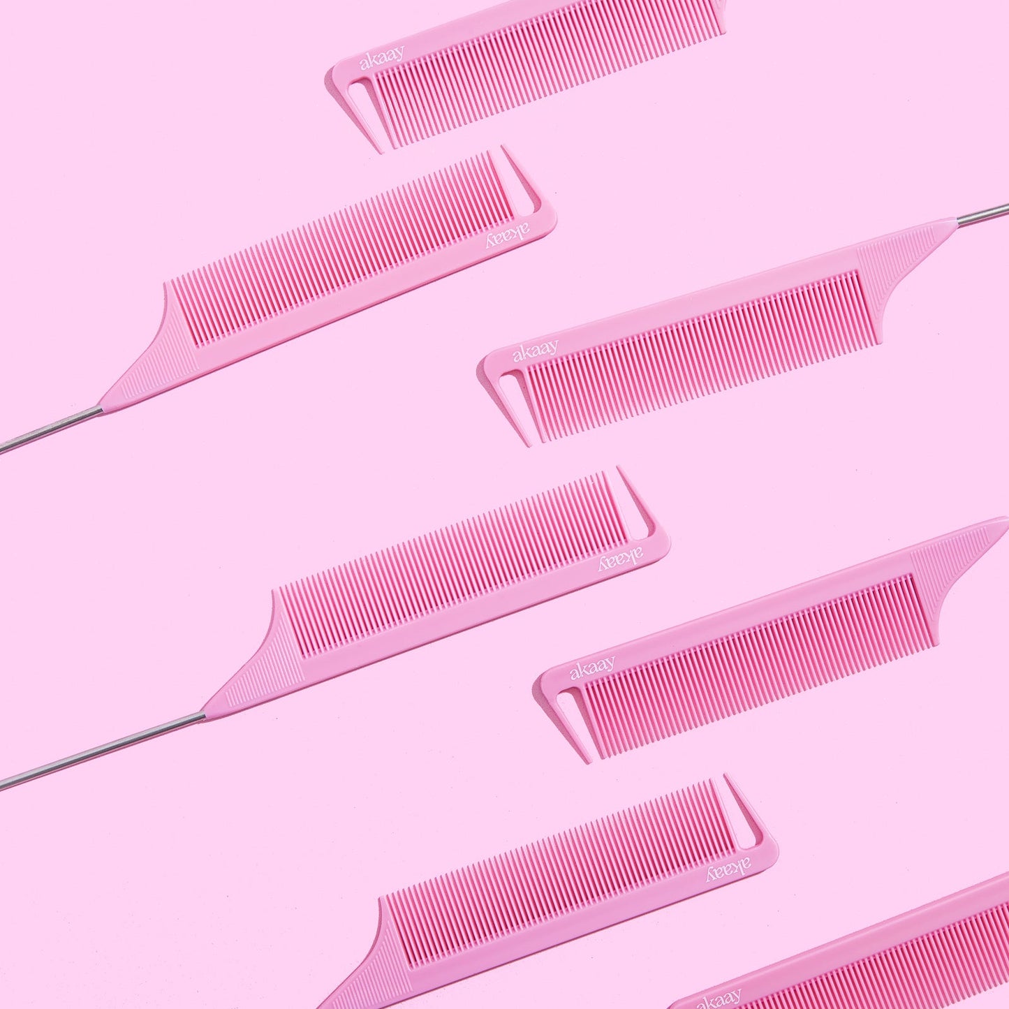 pink rat tail comb duo (2-pack)