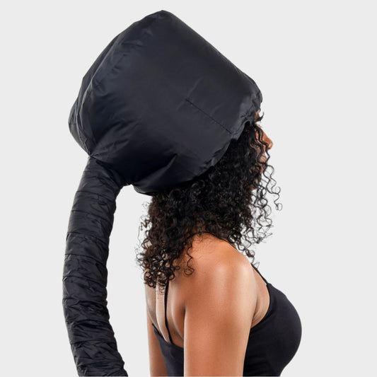 'fly dry' portable hair dryer attachment